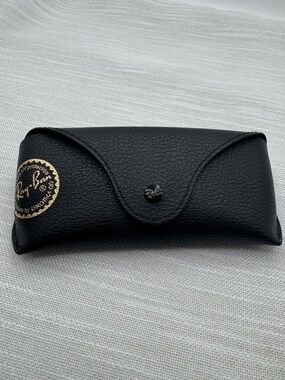 Ray Ban Black With Gold Logo Eyewear Case Only in like new condition